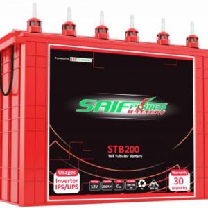 Saif Power STB-200 Tall Tubular 12V IPS Battery