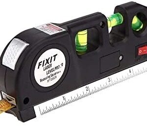 Fixit Laser Level Pro 3 Measuring Tape