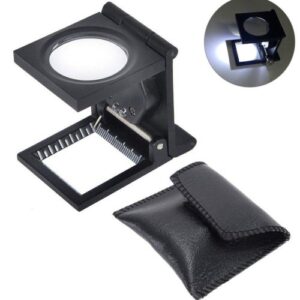 10X Thread Counting Glass Folding Magnifier