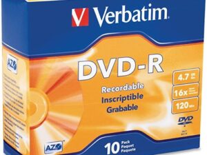 Verbatim DVD-R AZO Dye 4.7GB 16X Recordable Disc
