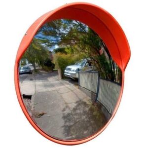 Convex 39" Red Mirror