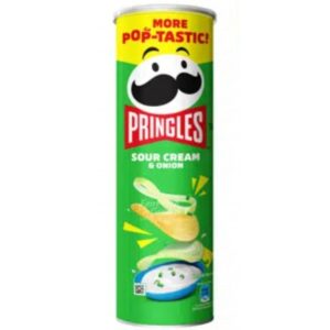 Pringles Sour Cream & Onion Potato Crisps 134g
