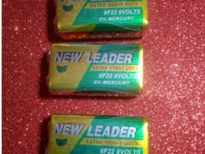 New Leader 6F22 3-Pcs 9V Battery