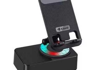KISONLI M-1 Wireless RGB Bluetooth Speaker with 360° Phone Holder