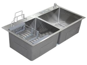 Rizco Senorita 32" SS KC Handmade Kitchen Sink