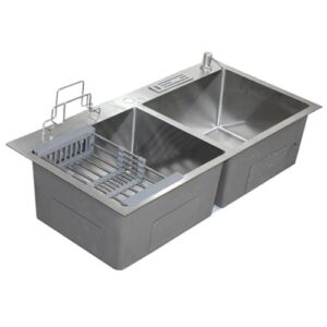 Rizco Senorita 32" SS KC Handmade Kitchen Sink
