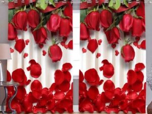 3D Printed Premium 2pcs Curtains
